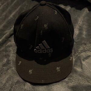 Youth Adidas Golf Black Cap with Accents